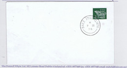 Ireland 1976 Gerl Definitives Unwatermarked, 2p Dog On Plain First Day Cover Dublin Cds 7 IV 76, Slight Stains - FDC