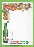 Vidago - Ementa - Menu - Publicidade. Chaves. Vila Real. Portugal. - Menus