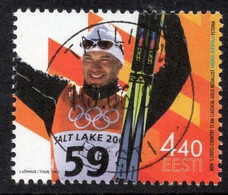 ESTONIA 2002 Winter Olympics Medal Winner (0) Used Mich 434 - SALT LAKE - Winter 2002: Salt Lake City - Paralympics