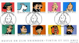 OCB Nr 4406/4415 FDC Strip BD Comic Cartoon 146 Tintin Kuifje Tim Saint-Mard - 2011-2014