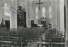 Wechelderzande  :  Kerk Binnenzicht     (  15 X 10.5 Cm )  Orgel - Orgue - Lille