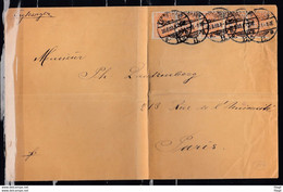 Brief Van Kobenhavn Naar Paris (Frankrijk) - Briefe U. Dokumente
