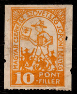 SCOUT SCOUTS - LABEL CINDERELLA VIGNETTE Coupon Voucher Point FILLÉR - 1930 Hungary - USED - Gebraucht