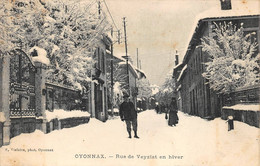 Oyonnax Rue De Veyziat Neige Hiver - Oyonnax