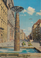 Postcard Germany Munchen Richard Strauss Brunnen - München