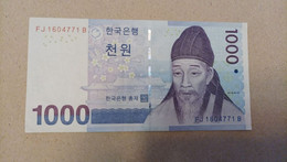 Billete De Corea Del Sur De 1000 Won, Estado De Buena Conservación - Corée Du Sud