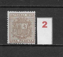 LOTE 2173A  /// CUBA     EDIFIL Nº: 34 NSG   ¡¡¡ OFERTA - LIQUIDATION - JE LIQUIDE !!! - Cuba (1874-1898)