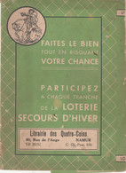 NAMUR LIBRAIRIE DES QUATRE-COINS  LISEUSE EN PAPIER - Papeterie