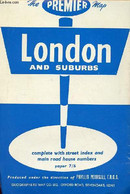 The Premier Map London And Suburbs Complete With Street Index And Main Road House Numbers Paper 7/6. - Collectif - 0 - Mapas/Atlas