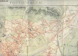 Carte De La Ville De Fontainebleau Par Colinet - échelle De 1/10 000 - Dimension De La Carte : 54 X 42.5 Cm - Colinet - - Kaarten & Atlas