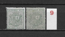 LOTE 2173A  /// CUBA     EDIFIL Nº: 33 NSG  VARIEDAD DE COLOR  ¡¡¡ OFERTA - LIQUIDATION - JE LIQUIDE !!! - Kuba (1874-1898)