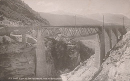 Chemins De Fer Suisse - Ligne Du Loetschberg - Pont Du Baldschiedel - Ouvrages D'Art