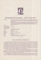 Europa CEPT 1959 Autriche - Österreich - Austria Y&T N°DP901a - Michel N°PD1059D *** - 2,40s EUROPA - Noir Et Blanc - 1959