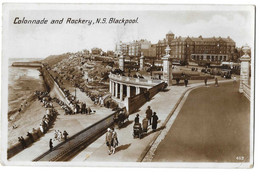 COLONNADE AND ROCKERY - N S BLACKPOOL - 1936 - Blackpool