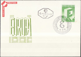 Europa CEPT 1959 Autriche - Österreich - Austria FDC2 Y&T N°901 - Michel N°1059 - 2,40s EUROPA - 1959