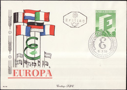 Europa CEPT 1959 Autriche - Österreich - Austria FDC6 Y&T N°901 - Michel N°1059 - 2,40s EUROPA - 1959