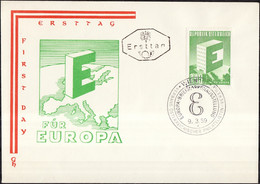 Europa CEPT 1959 Autriche - Österreich - Austria FDC8 Y&T N°901 - Michel N°1059 - 2,40s EUROPA - 1959