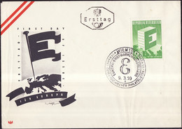 Europa CEPT 1959 Autriche - Österreich - Austria FDC9 Y&T N°901 - Michel N°1059 - 2,40s EUROPA - 1959