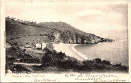 (4 M 11) VERY OLD - Guernesey - B/w - Posted To France 1903 - Fermain Bay - Guernsey