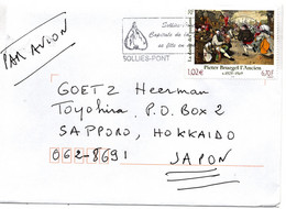 62455 - Frankreich - 2004 - €1,02/6,70F Bruegel D.Ae. EF A LpBf SOLLIES PONT -> Japan - Altri & Non Classificati