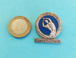 1969 EUROPEAN ATHLETICS CHAMPIONSHIPS (ATHENS) Vintage Pin * Athlétisme Athletik Atletismo Atletica Greece Grece Hellas - Athletics