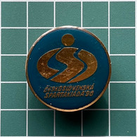 Badge Pin ZN012605 - Gymnastics Spartakiada Czechoslovakia 1990 - Gymnastik