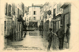 Saintes * Inondation Du 18 Février 1904 * La Rue Berthonnière * Crue Catastrophe - Saintes