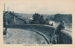 CARTE POSTALE ORIGINALE ANCIENNE : LA FRETTE SUR SEINE PANORAMA PRISE DE LA CITE ANIMEE VAL D'OISE (95) - La Frette-sur-Seine