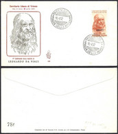 Fdc Venetia TS 1952 139  Leonardo Da Vinci - Other & Unclassified