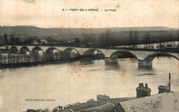N°101737 -cpa Pont De L'Arche -le Pont- - Pont-de-l'Arche