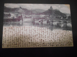 CARTOLINA TORINO VIAGGIATA 1906 - FORMATO PICCOLO B/N CR'ARTA VERDE - Bridges