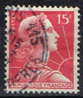 FR55 - FRANCE N° 1011 Obl. - 1955-1961 Marianne De Muller