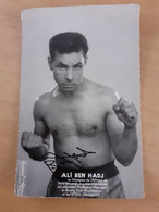 Ali Ben Hadj Boxeur Ex Champion D'Afrique Du Nord - Boxe