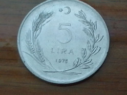 TÜRKİYE -5 TL.- 1975 - Turquie