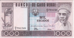 BILLETE DE CABO VERDE DE 1000 ESCUDOS DEL AÑO 1977 SIN CIRCULAR (UNC) (BANKNOTE) - Cap Verde