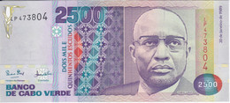 BILLETE DE CABO VERDE DE 2500 ESCUDOS DEL AÑO 1989 SIN CIRCULAR (UNC) (BANKNOTE) - Kaapverdische Eilanden