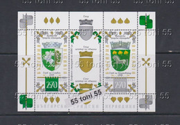 2022 Bulgarian City Heraldry  S/S-MNH  Bulgaria/Bulgarie - Blocks & Kleinbögen