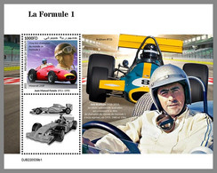 DJIBOUTI 2022 MNH Formula 1 Car Racing J.M.Fangio J.Brabham S/S 1 - OFFICIAL ISSUE - DHQ2248 - Automobilismo