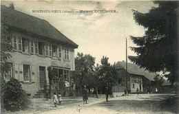 Montreux Vieux * Rue Et La Maison ECHINGER * épicerie Magasin Commerce - Andere & Zonder Classificatie