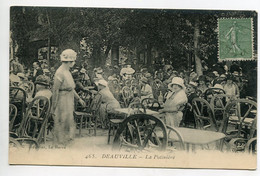 14 DEAUVILLE La Potiniere Clients Terrasse Café  Timbrée Vers 1920    D17 2022 - Deauville
