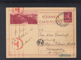 Rumänien Romania Bild-PK 1941 Bucuresti Nach Deutschland - Cartas De La Segunda Guerra Mundial