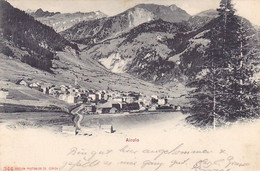 CPA AIROLO- VILLAGE PANORAMA, MOUNTAINS - Airolo