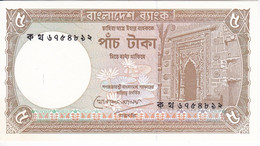 BILLETE DE BANGLADESH DE 5 TAKA DEL AÑO 1993 SIN CIRCULAR (UNC) (BANKNOTE) - Bangladesh