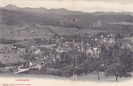 CPA LICHTENSTEIG- TOWN PANORAMA, MOUNTAINS - Lichtensteig