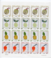 Wallis Et Futuna Feuille Des N° 555 / 558 Luxe ** - Wallis Et Futuna