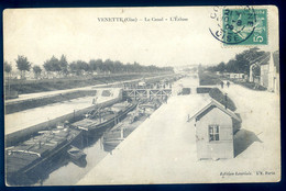 Cpa Du 60 Venette Le Canal , L' écluse   AOUT22-46 - Venette