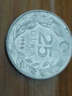 TÜRKİYE -25 TL.- 1988 - Turkey