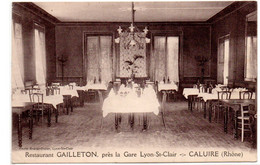 Lyon - Caluire Et Cuire -  Restaurant Gailleton  , Pres De La Gare De Saint Clair  -  CPA °Rn - Caluire Et Cuire