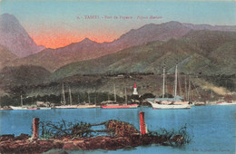 CPA TAHITI - Papeete - Port De Papeete - Papeete Harbour - Colorisé - Gauthier - Tahiti