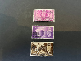 (8-12-2022) 3 Mint British Morocco Agencies Stamps (London Olympic 1948) - Zomer 1948: Londen